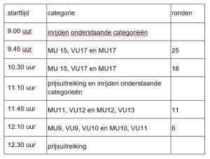 Miniwegwedstrijd